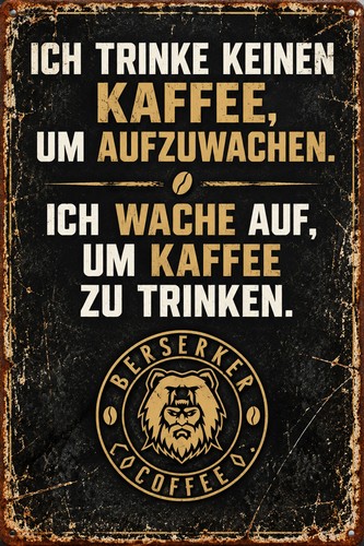 Retro blechschild coffee - retro,
