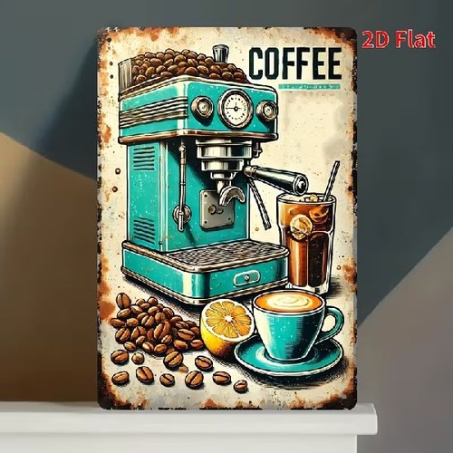 Blechschild kaffee - blechschild,