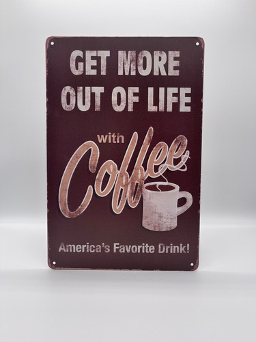 Blechschild coffee kaffee - blechschild,