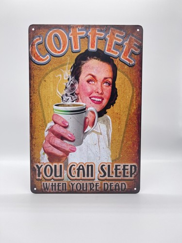 Blechschild coffee 20x30cm - blechschild,