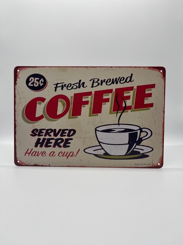 Blechschild coffee 20x30cm - coffee,