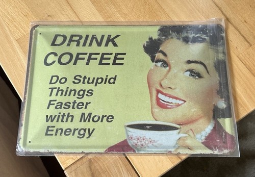 Blechschild coffee 20x30cm - coffee,