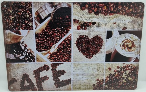 Blechschild kaffee espresso - kaffee,