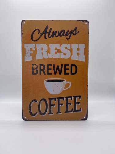Blechschild coffee 20x30cm - blechschild,