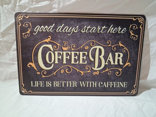 Blechschild coffee bar - blechschild,