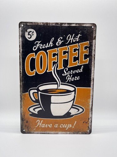 Blechschild coffee 20x30cm - blechschild,