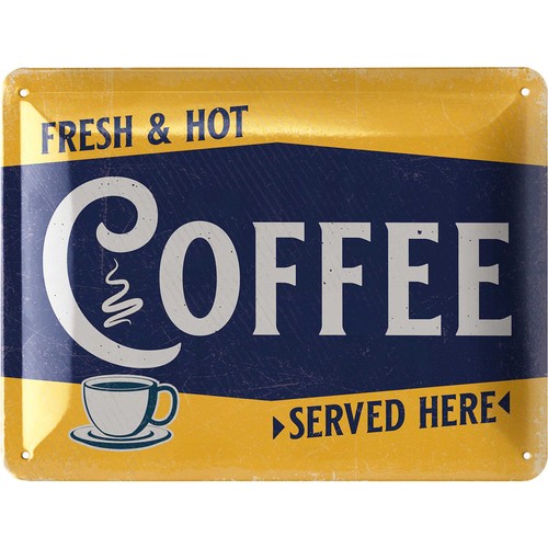 Lanolu blechschild coffee - blechschild,