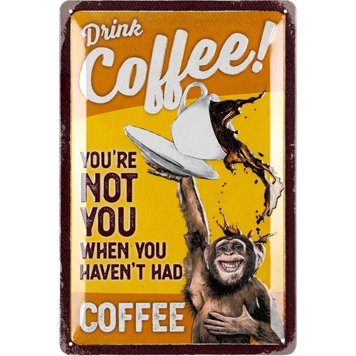 Retro blechschild kaffee deko - retro,