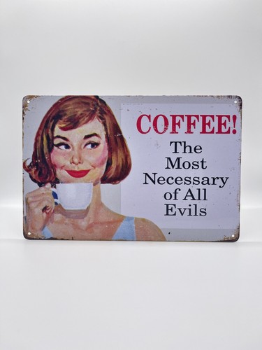 Blechschild coffee 20x30cm - coffee,